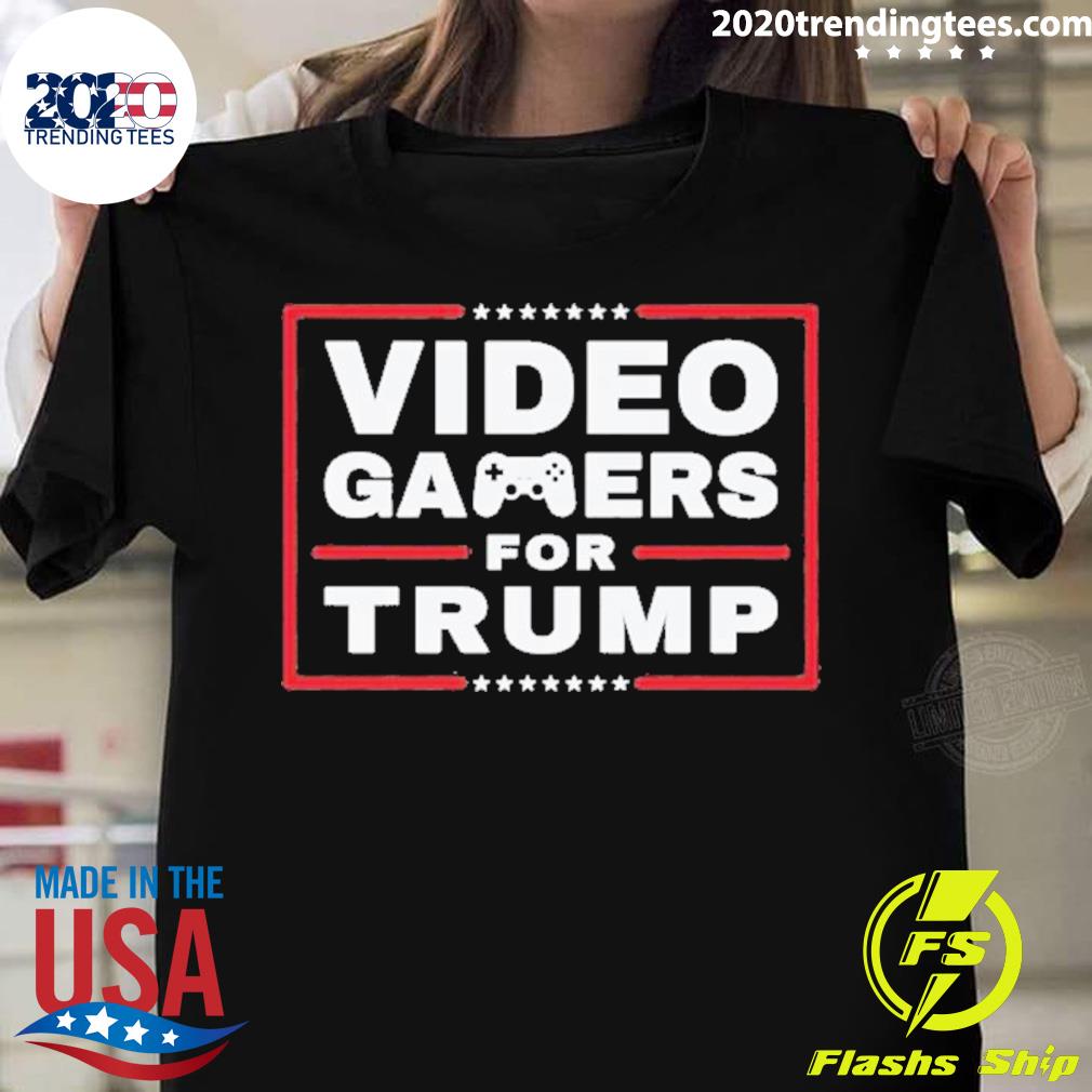Official video Gamers For Trump T-shirt