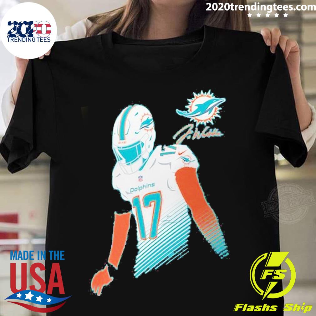 Vintage Jaylen Waddle Miami Dolphins Player Signature Shirt, hoodie,  sweater, long sleeve and tank top