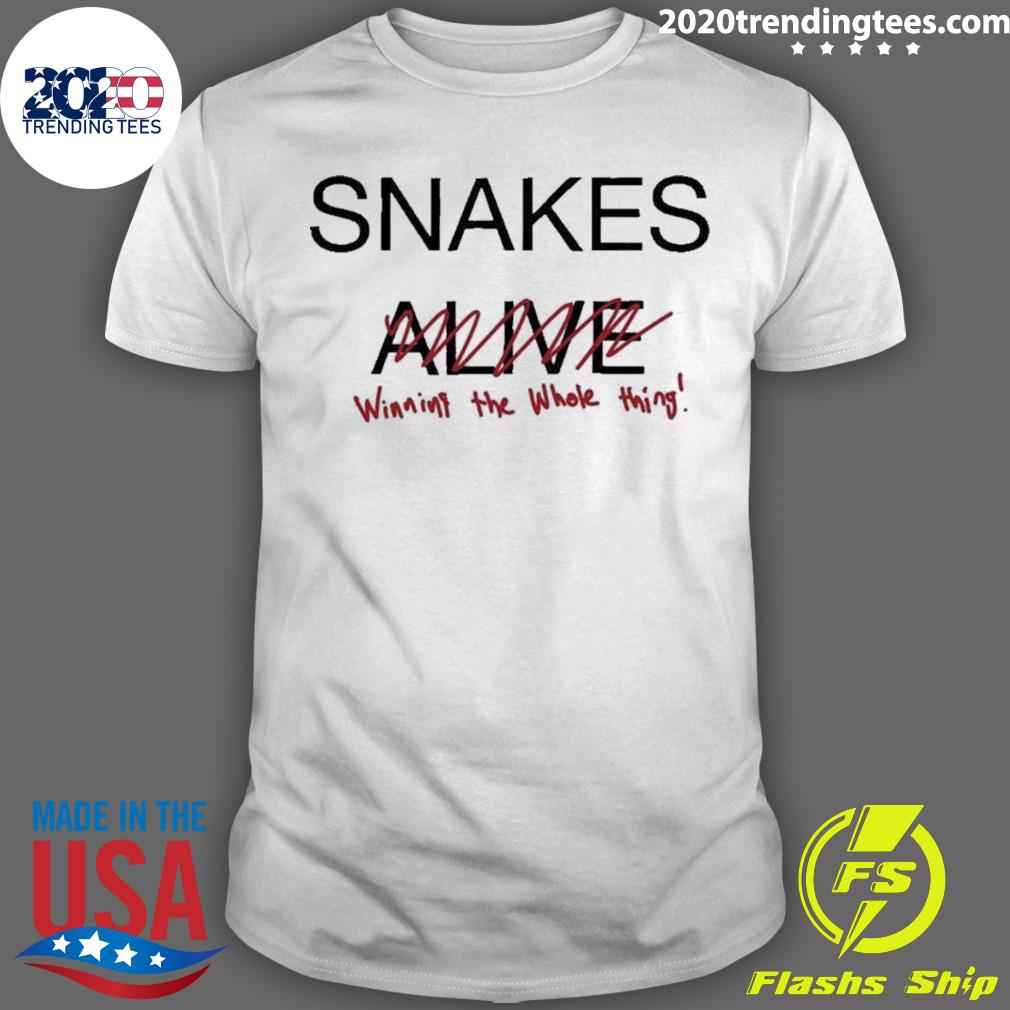 Snakes Alive Winning It All T-shirt