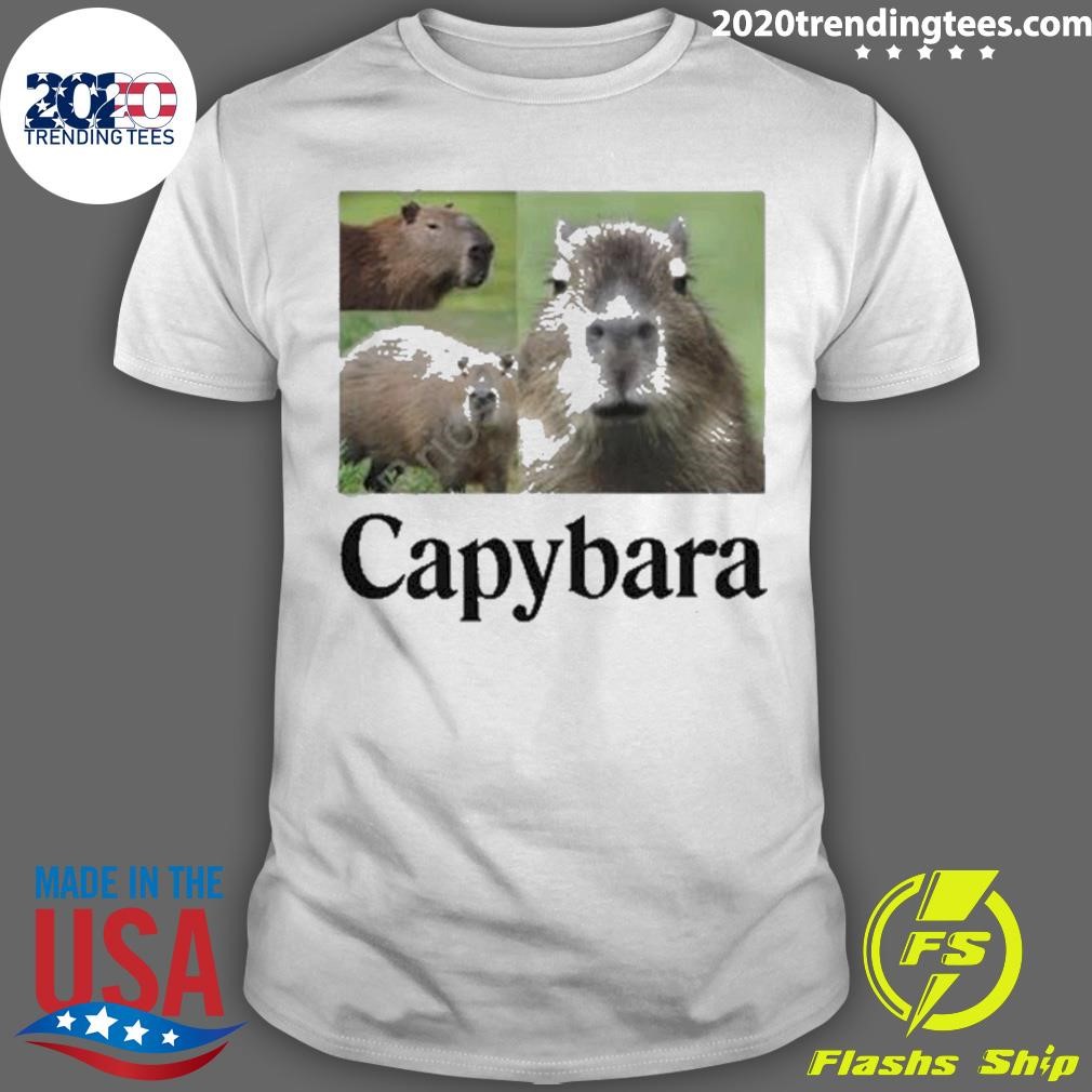 Awesome Capybara Cap T-shirt