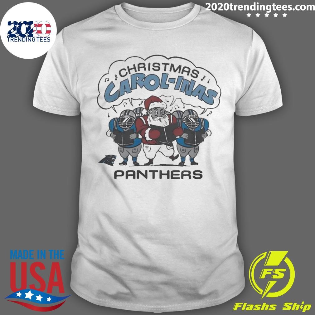 Awesome Carolina Panthers Christmas Homage T-shirt