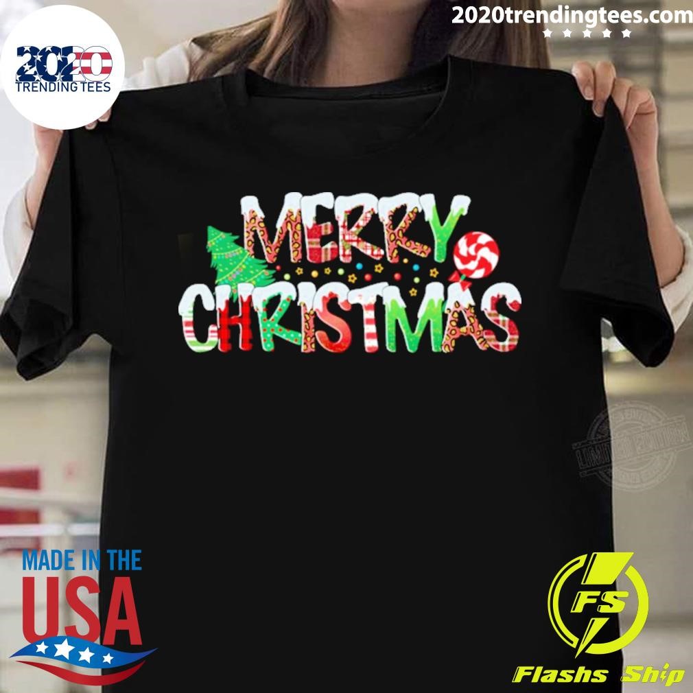 Awesome Merry Christmas Sublimation T-shirt