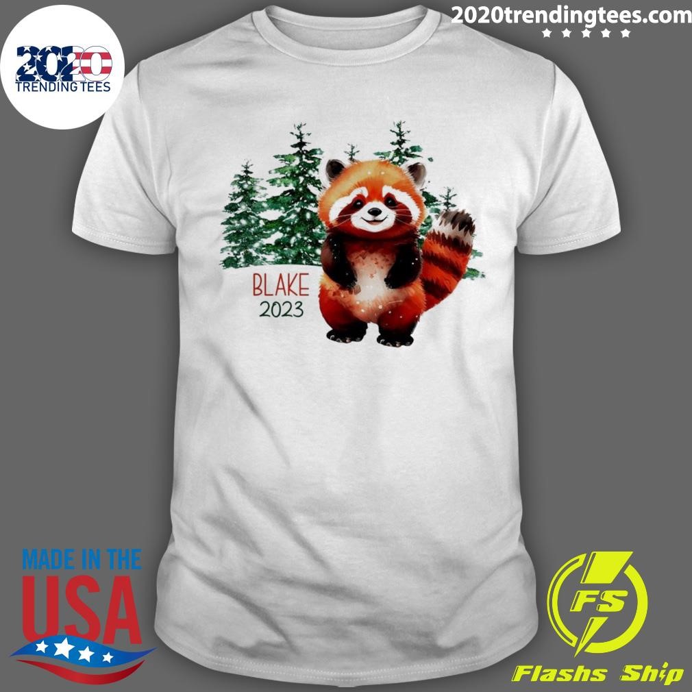 Awesome Red Panda Christmas Custom T-shirt