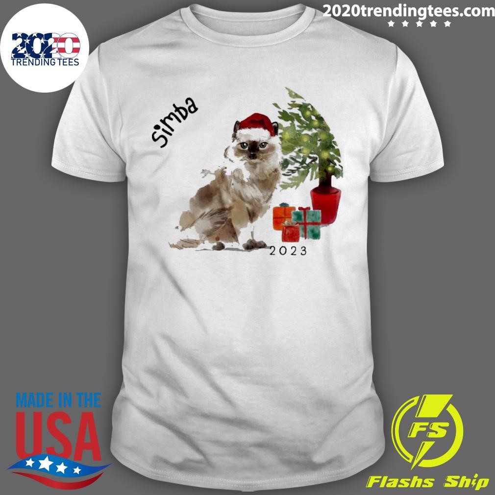 Awesome Santa Ragdoll Cat Christmas T-shirt