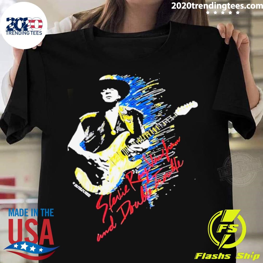 Awesome Vintage 90s Stevie Ray Vaughan Final Tour Shirt