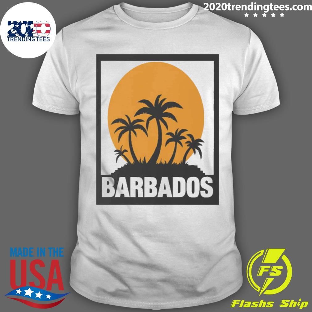 Barbados Palm Tree Island T-shirt