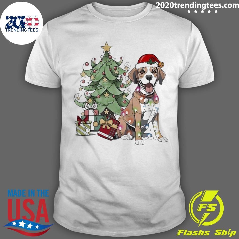 Beagle Christmas Tree T-shirt