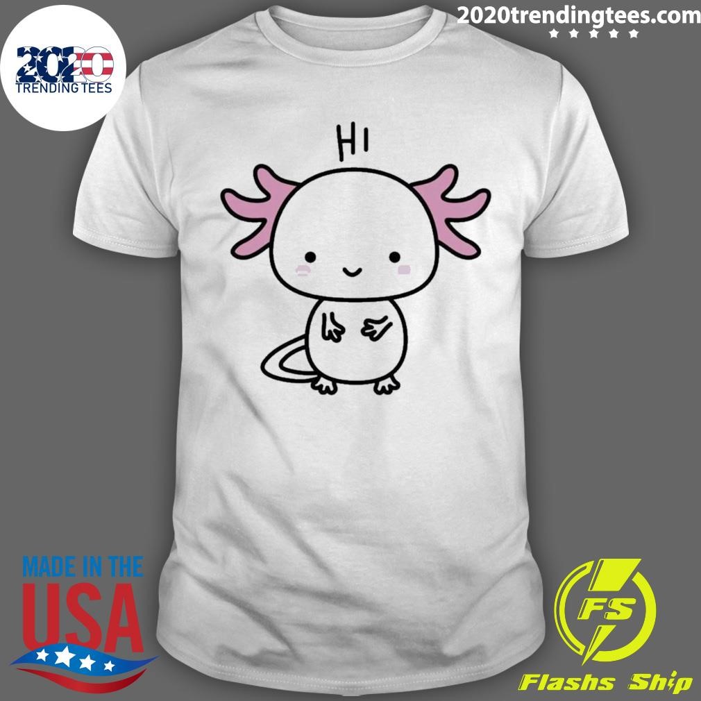 Best Axolotl Meme Hi T-shirt