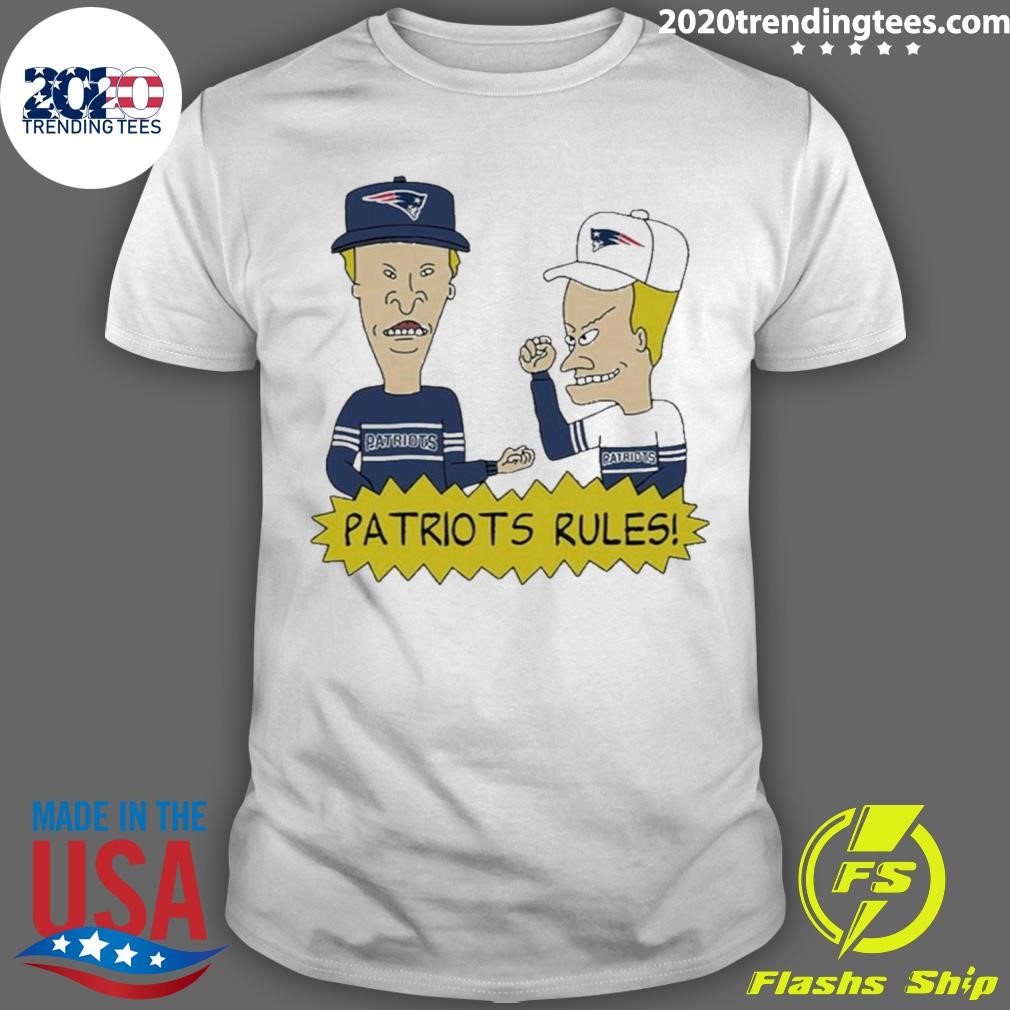 Best Beavis And Butt-head New England Patriots Rules Nfl T-shirt