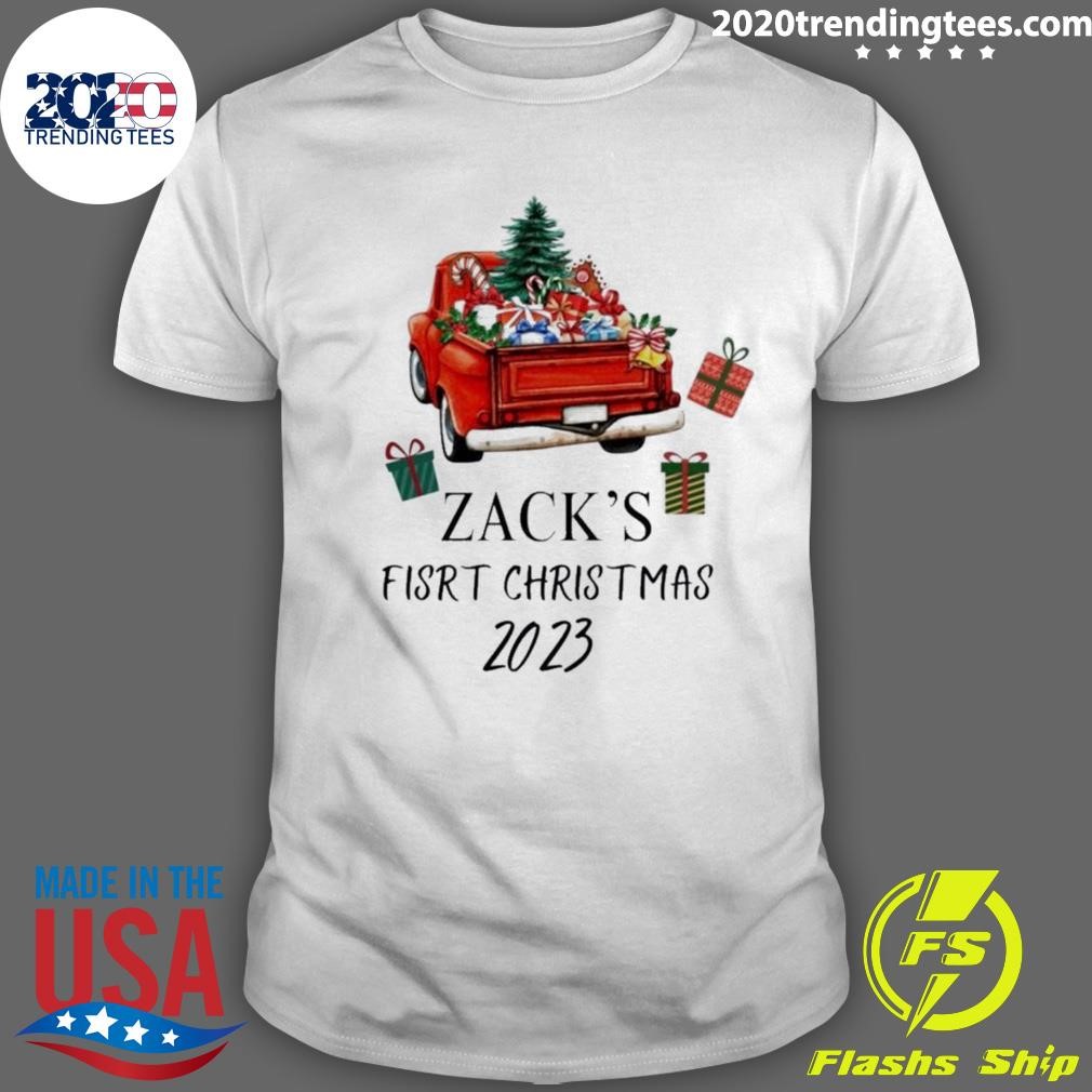 Best Car Frist Christmas Custom Name T-shirt