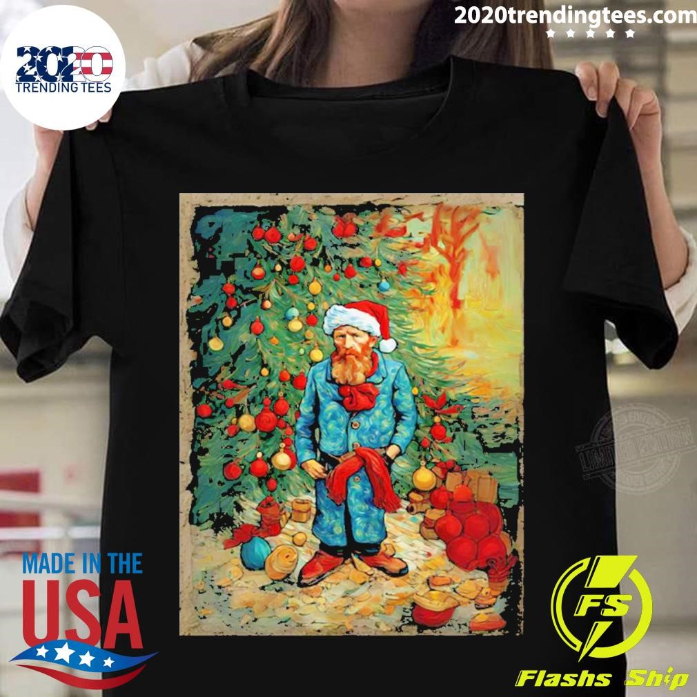 Best Christmas With Vincent Van Gogh Shirt