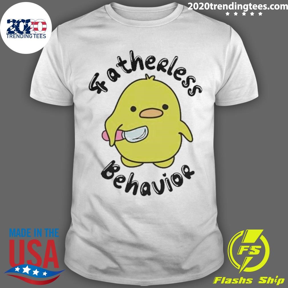 Best Duck Fatherless Behavior T-shirt