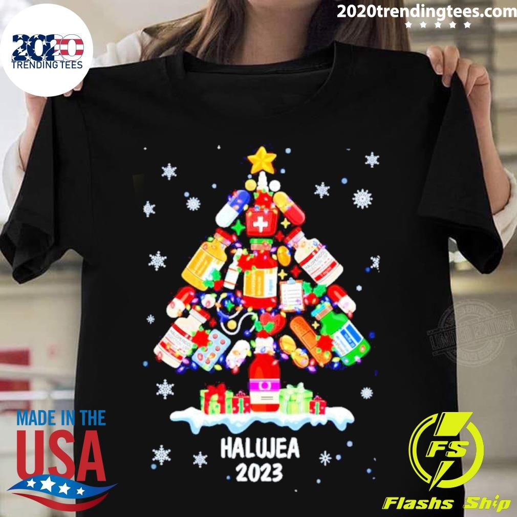 Best Pharmacy Christmas Tree Custom T-shirt
