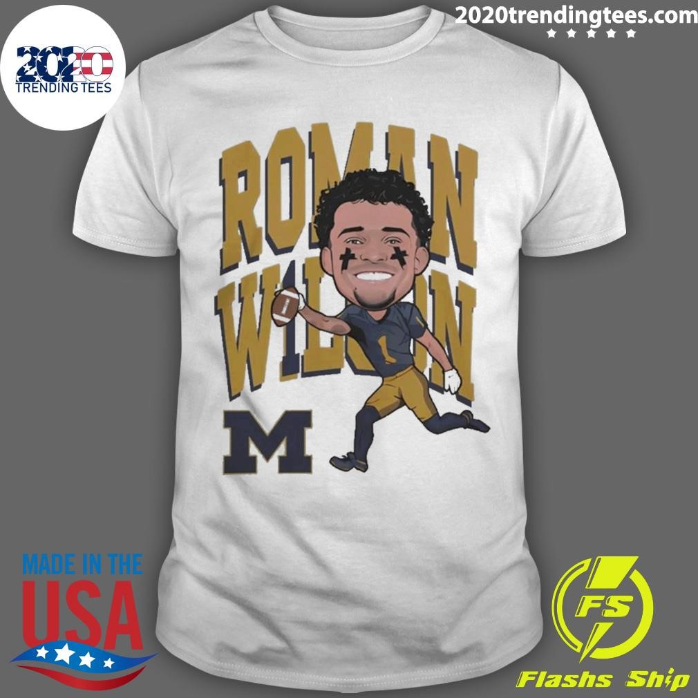 Best The Mden Valiant University Of Michigan Football Roman Wilson T-shirt