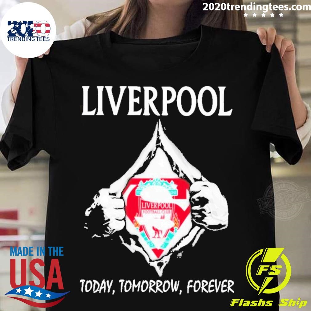 Blood Inside Me Liverpool FC Today, Tomorrow, Forever T-shirt