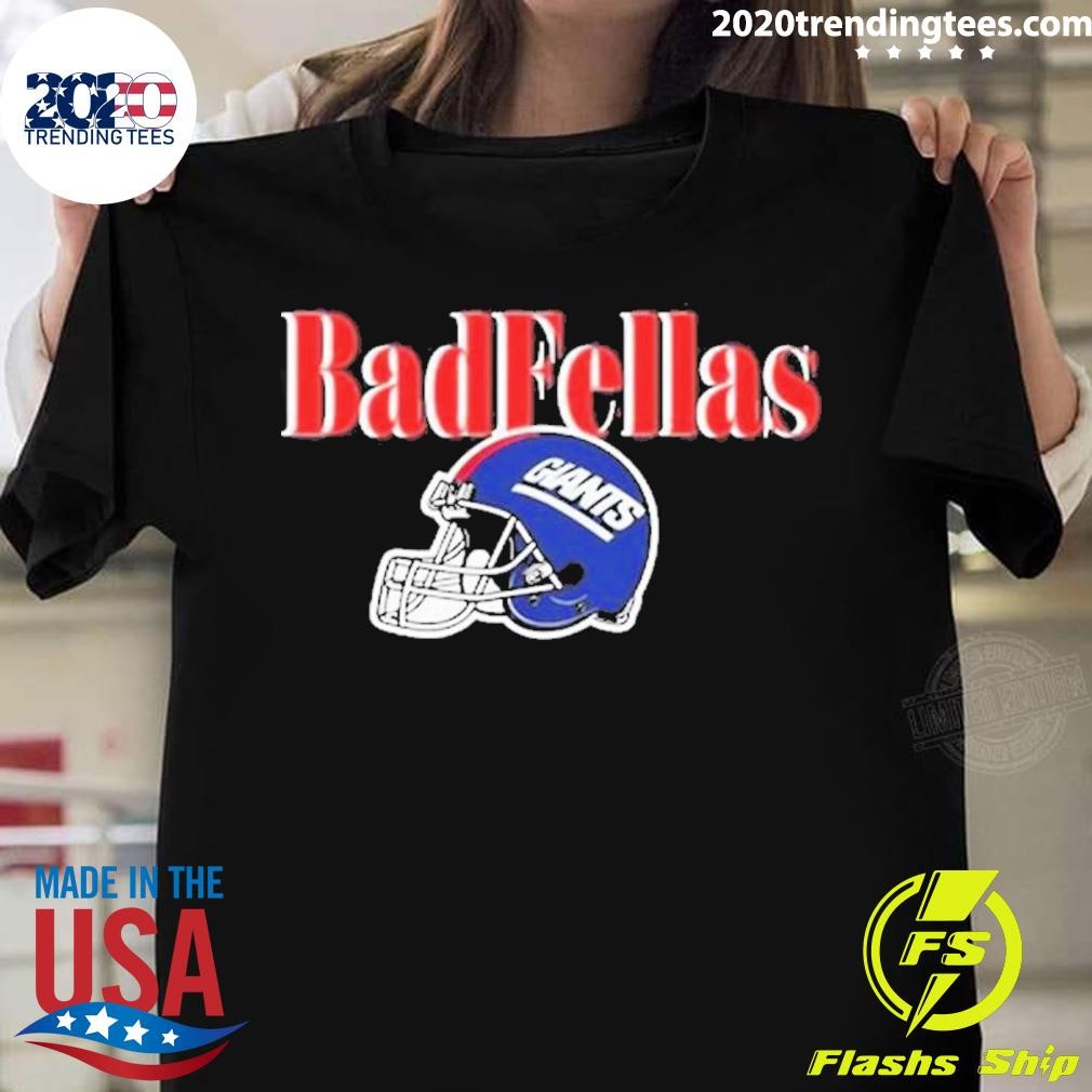 Carl Banks Wearing Badfellas Giants T-shirt