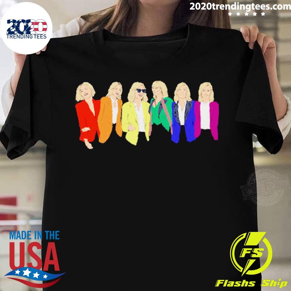 Cate Blanchett Rainbow Pride Flag T-shirt