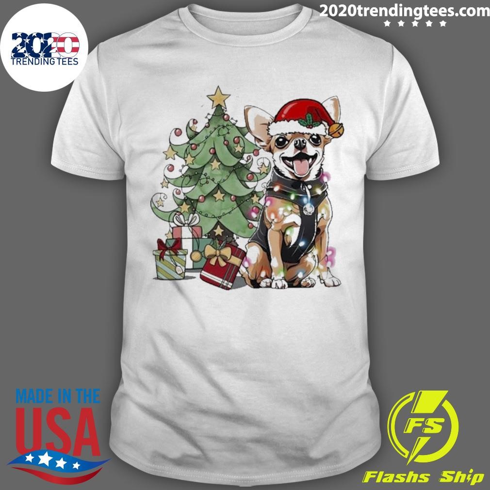 Chihuahua Christmas Tree T-shirt