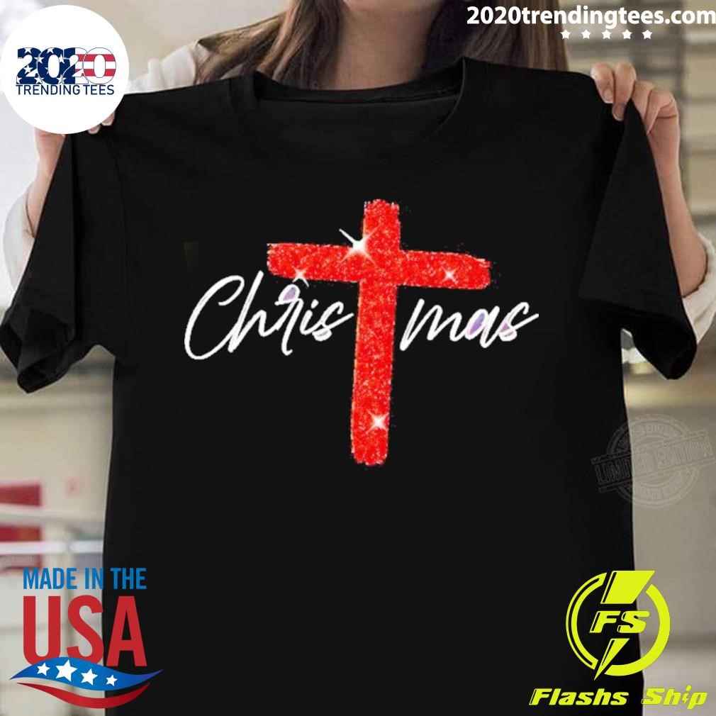 Crucifix Christmas T-shirt
