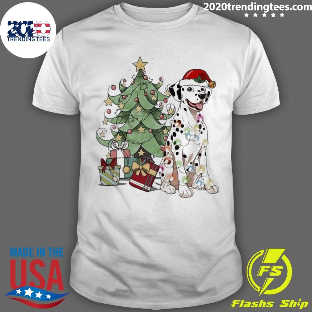 Dalmatian Christmas Tree T-shirt