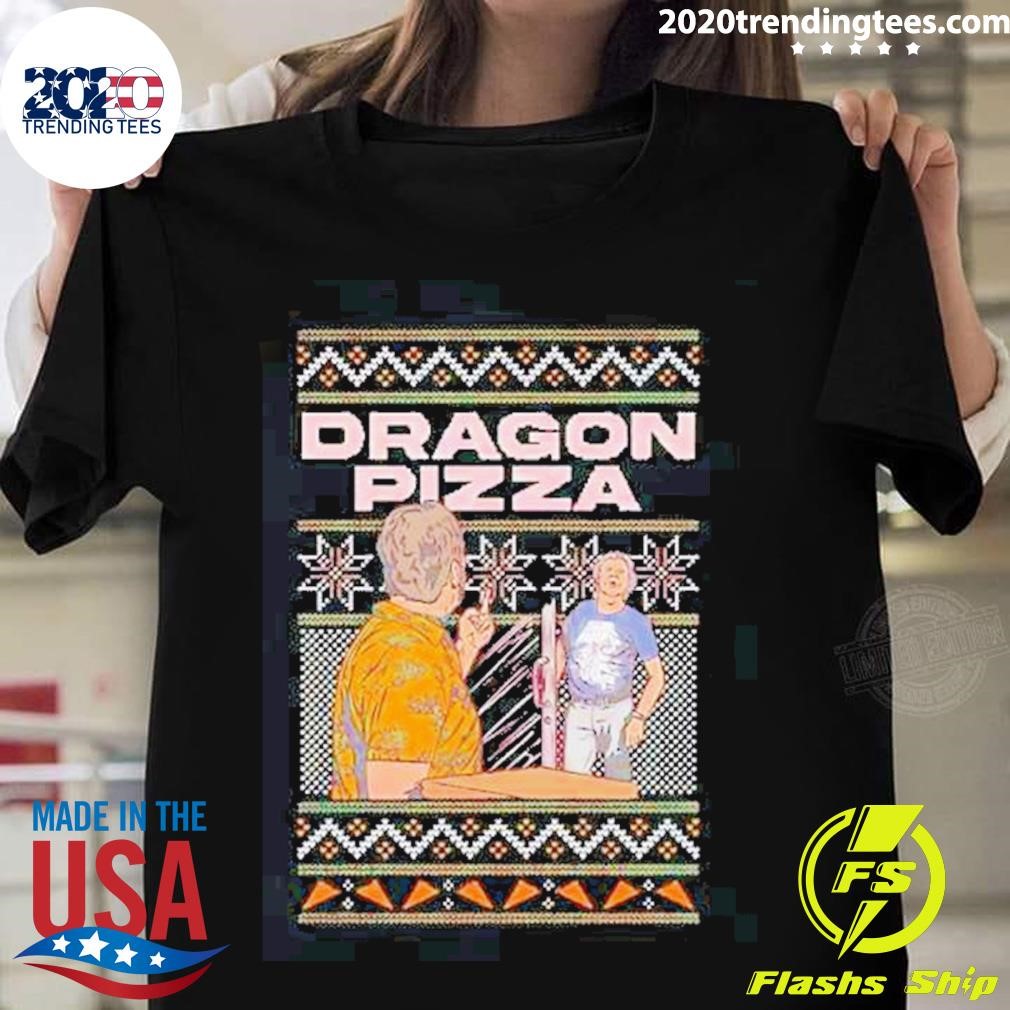 David Portnoy Dragon Pizza Ugly Christmas T-shirt