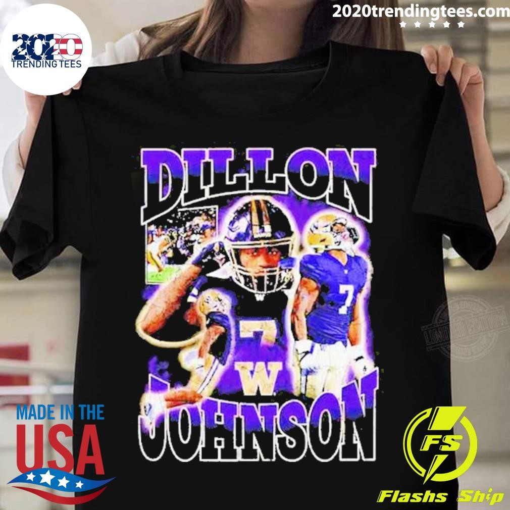 Dillon Johnson Washington Huskies Football Vintage T-shirt