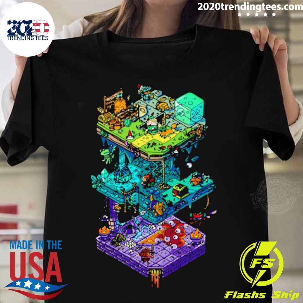 Dungeons And Isometric Dragons T-shirt