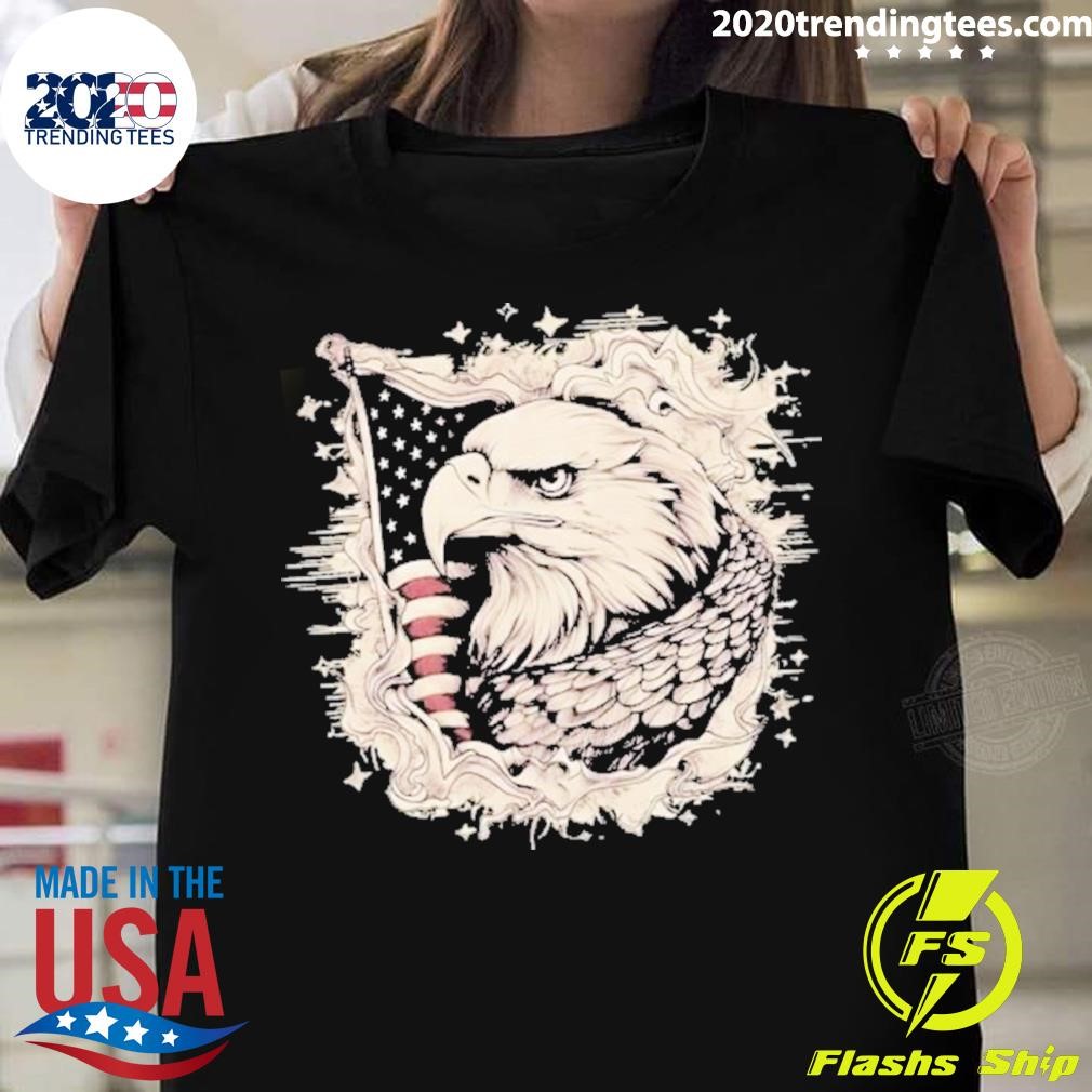 Eagle Wrapped in Freedom T-shirt
