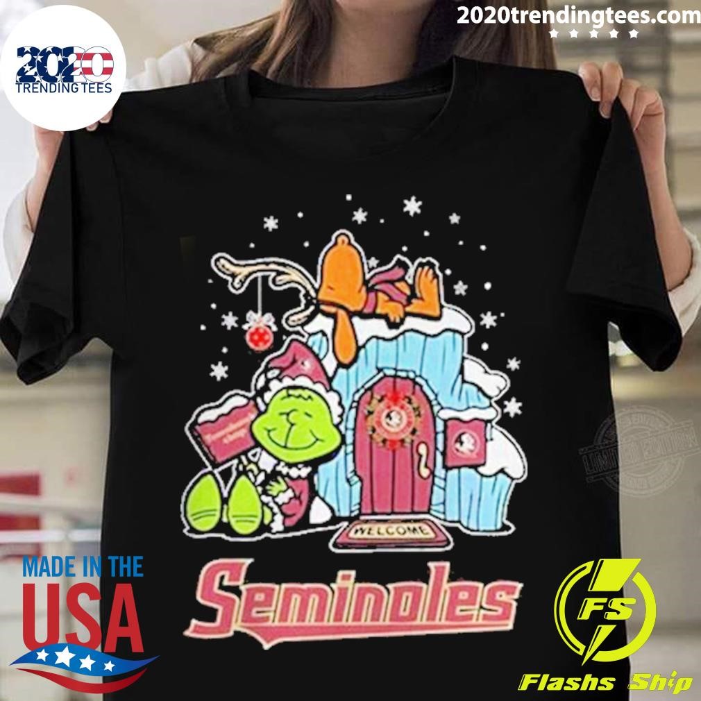 Florida Seminoles Grinch Nuts Welcome Christmas T-shirt