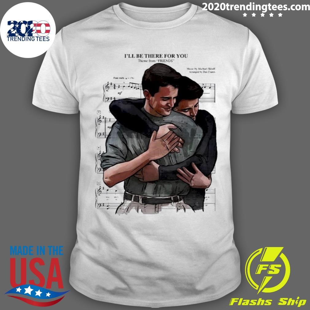 Funny Chandler And Joey Hugging T-shirt