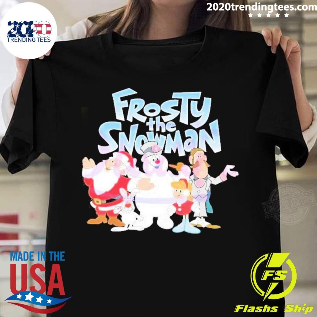 Funny Frosty The Snowman Friends T-shirt