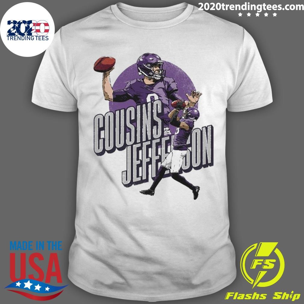 Funny Kirk Cousins & Justin Jefferson Minnesota Connection T-shirt