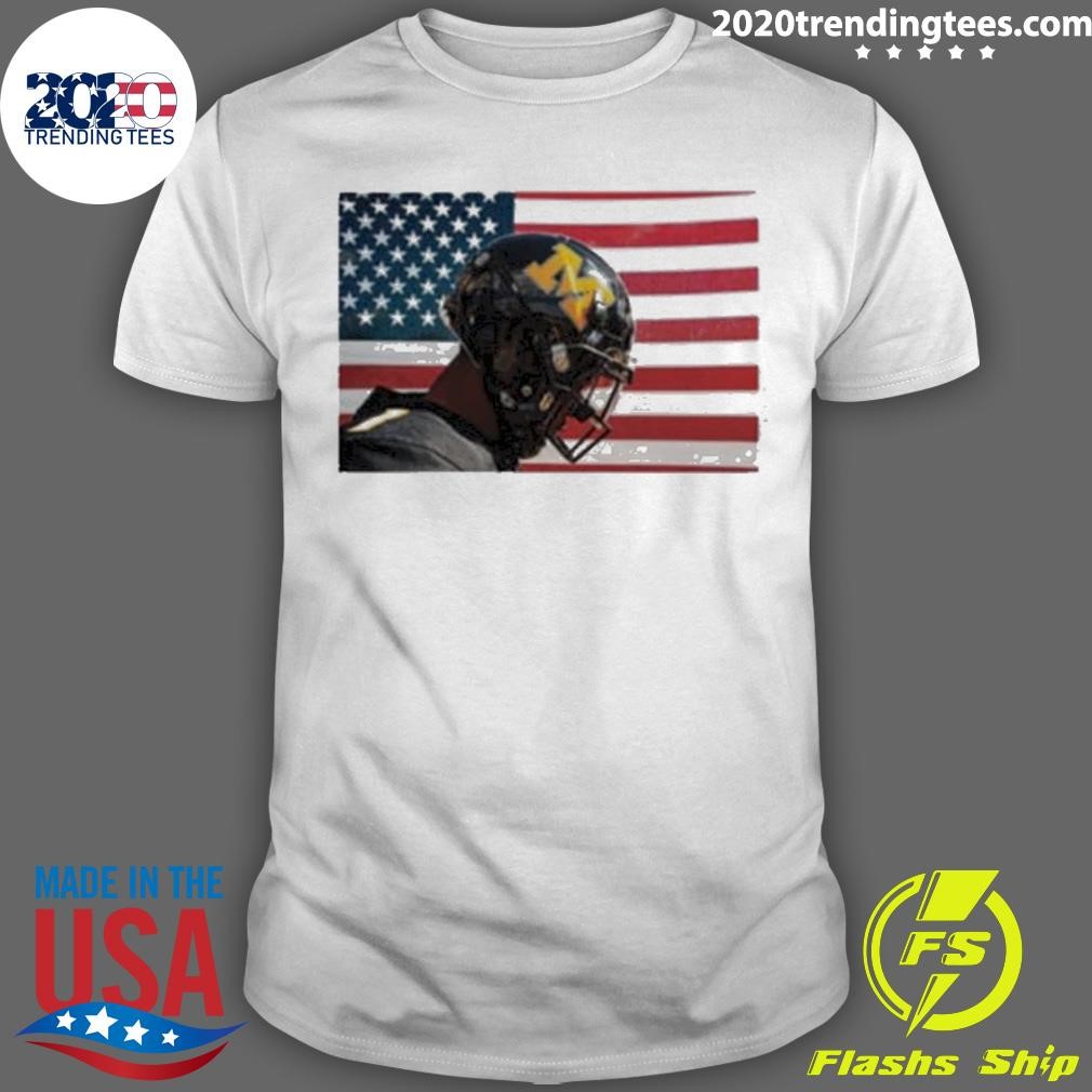 Funny Mizzou American Flag Veterans T-shirt