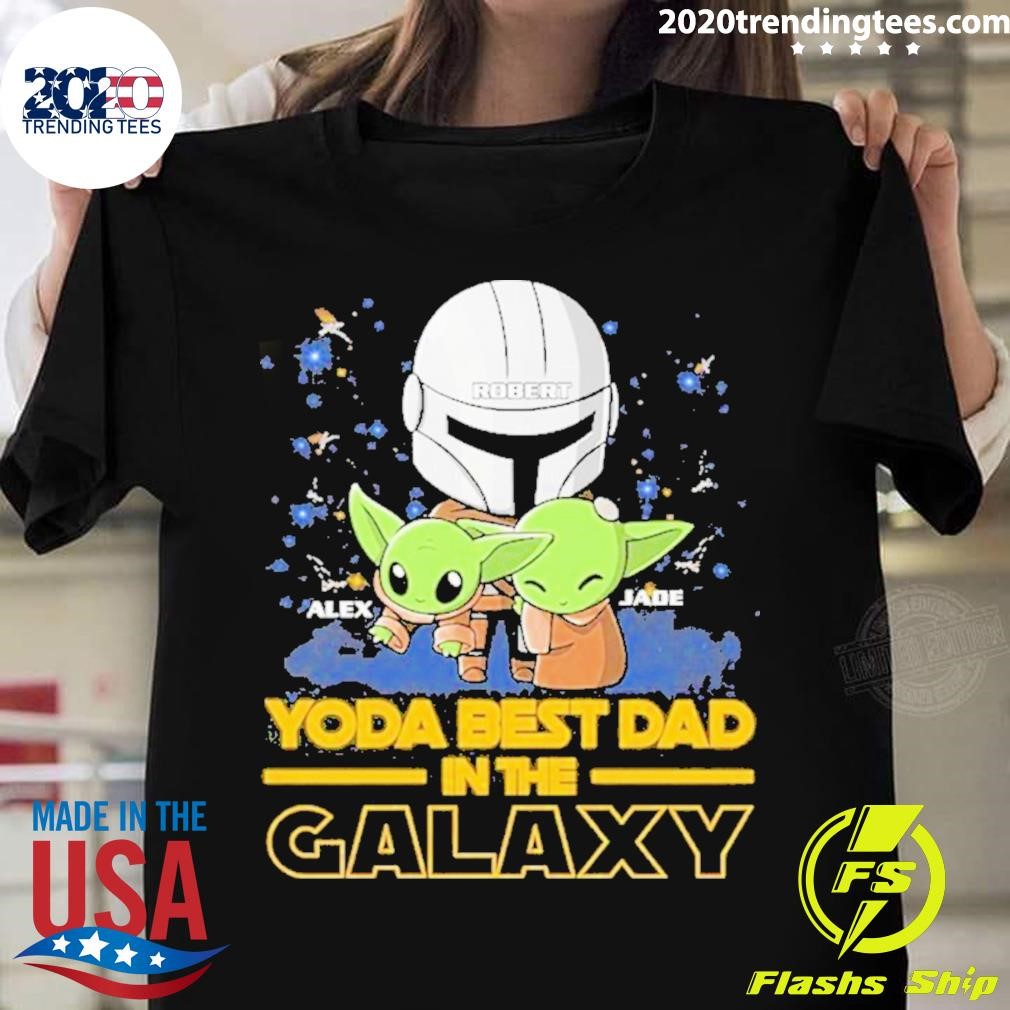 Funny Yoda Best Dad In The Galaxy T-shirt