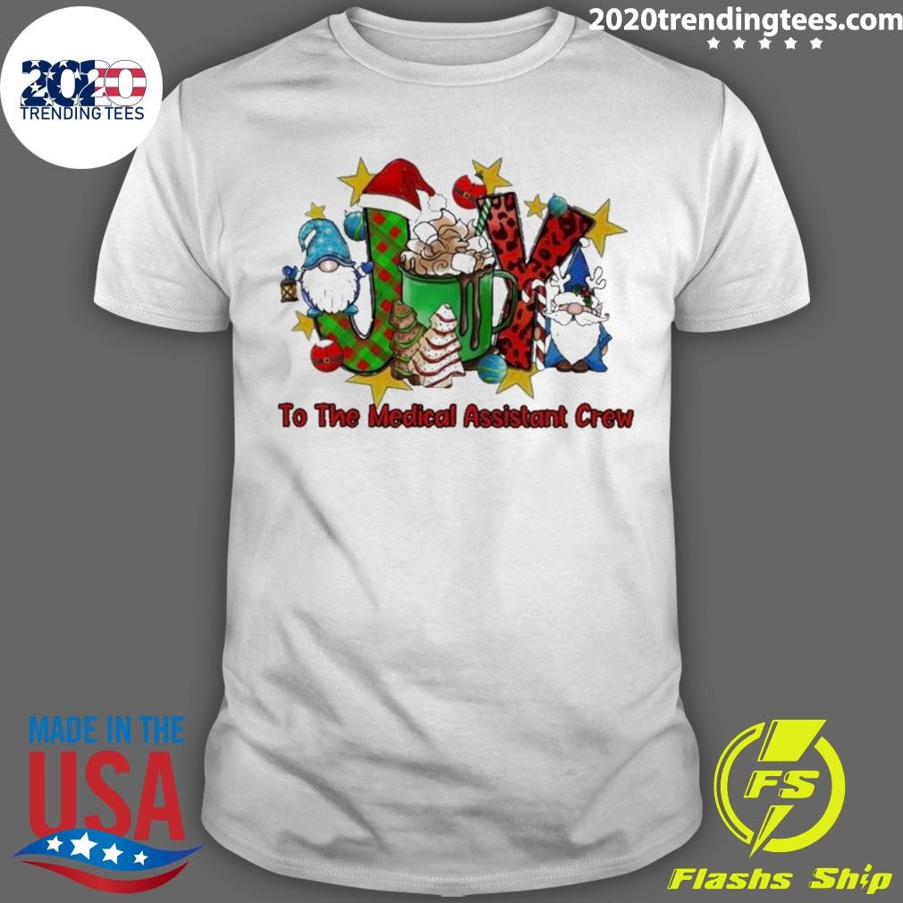 Gnome To The Medical Assistant Crew Merry Christmas T-shirt