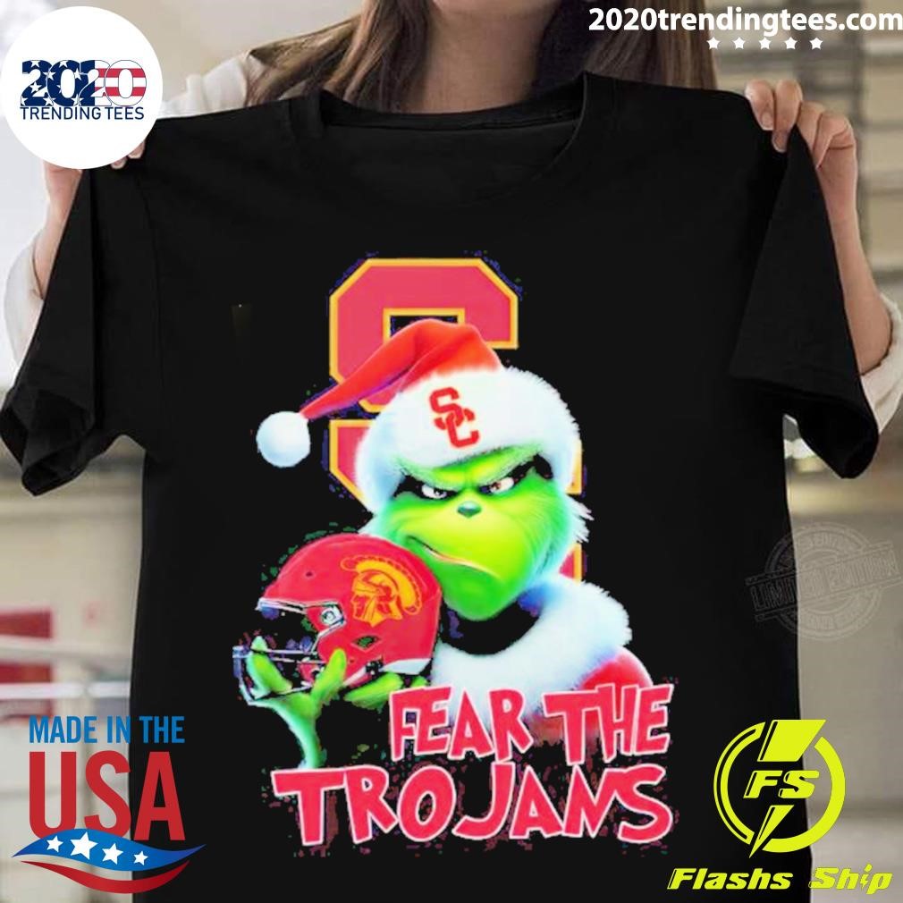 Grinch Fear The Usc Trojans Christmas T-shirt