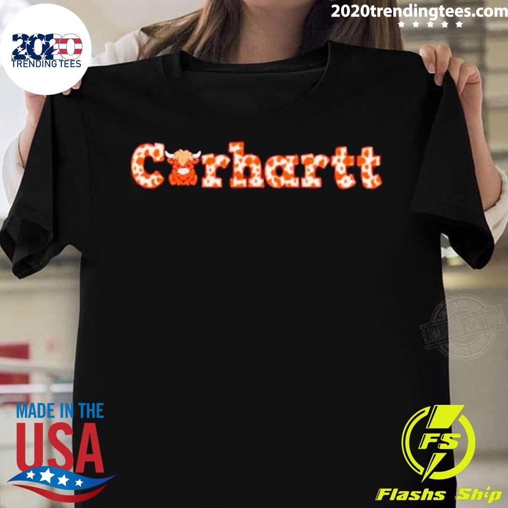 Highland Cow Carhartt T-shirt