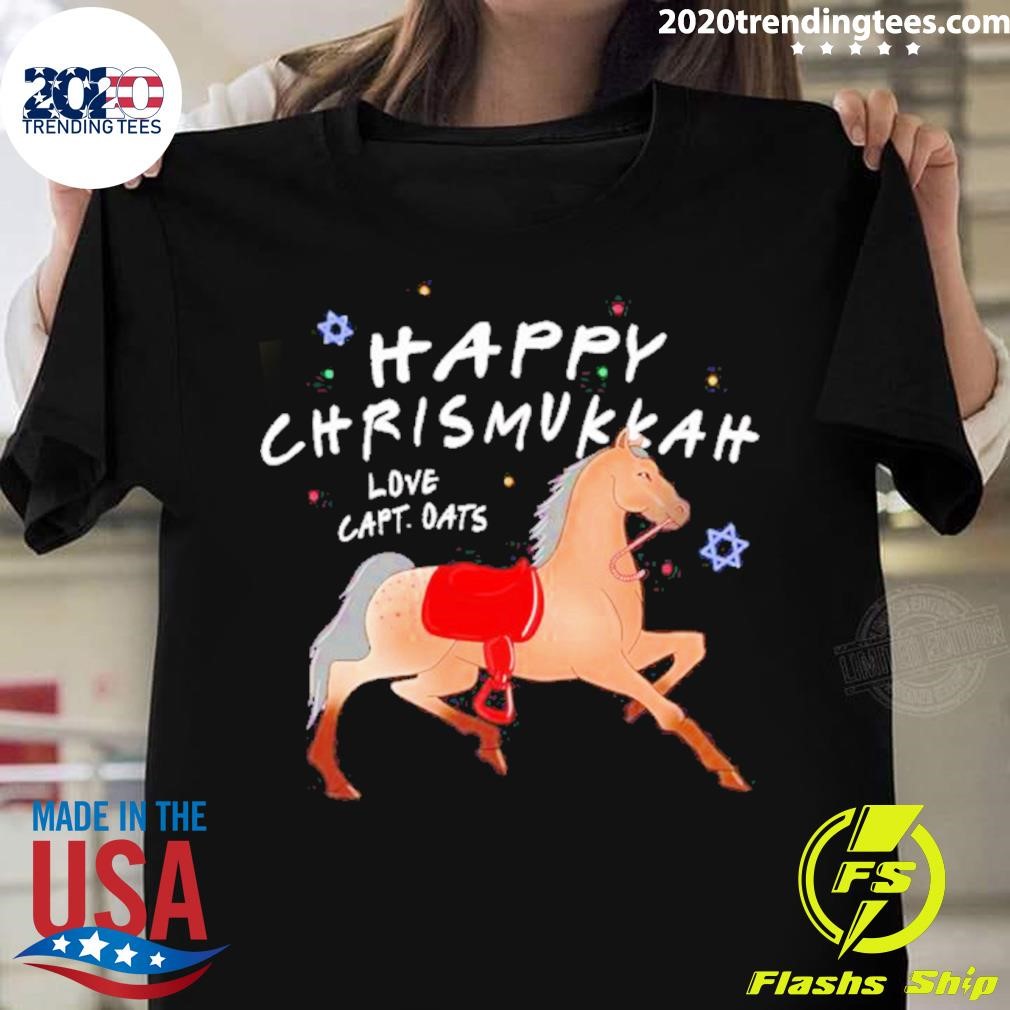 Horse Happy Chrismukkah Love Capt Oats T-shirt