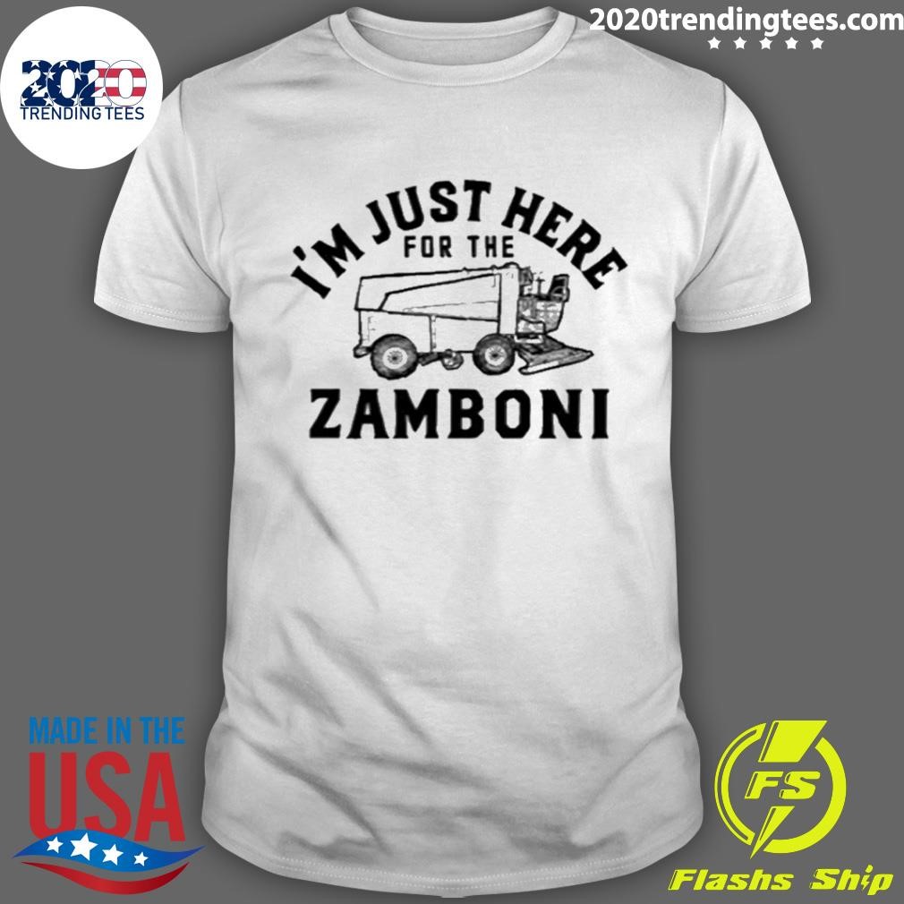 I'm Just Here For The Zamboni T-shirt