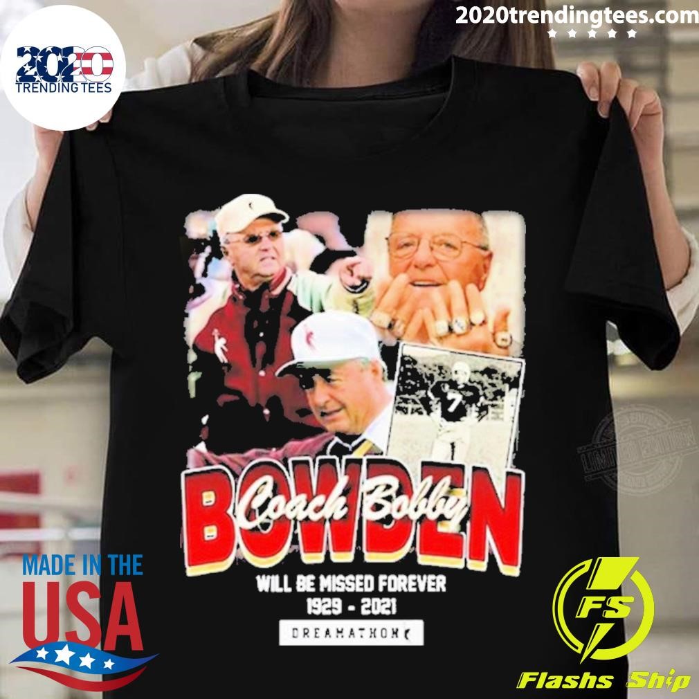 Keon Coleman Wearing Coach Bobby Bowden T-shirt
