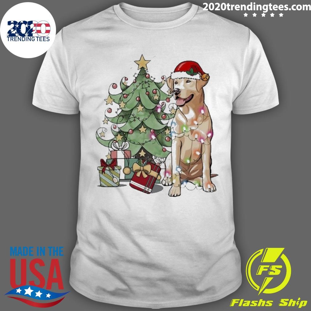 Labrador Retriever Christmas Tree T-shirt