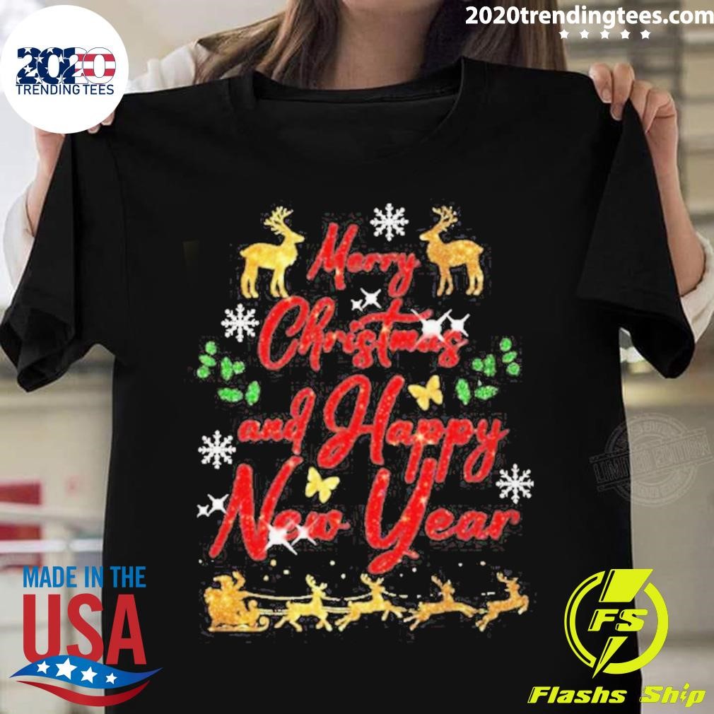 Marry Christmas Happy New Year Best Christmas T-shirt