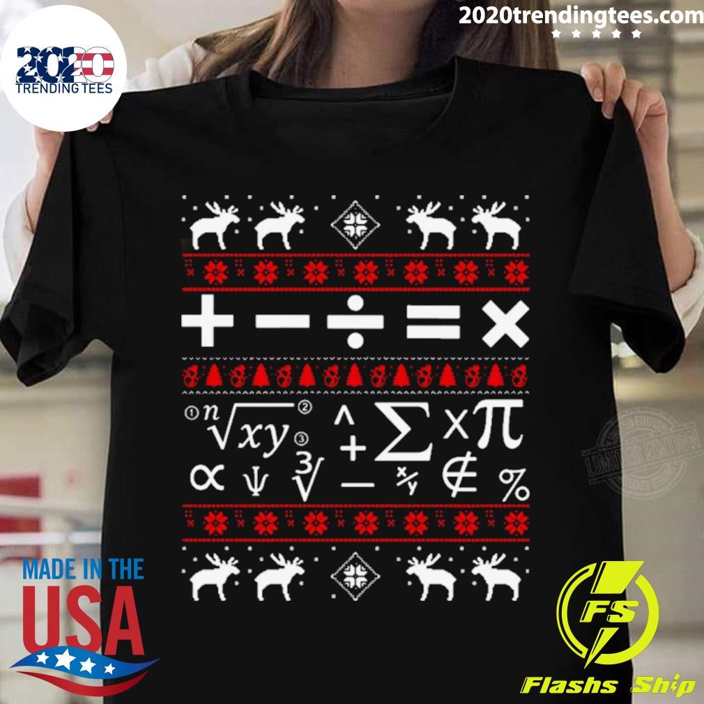 Math Christmas T-shirt