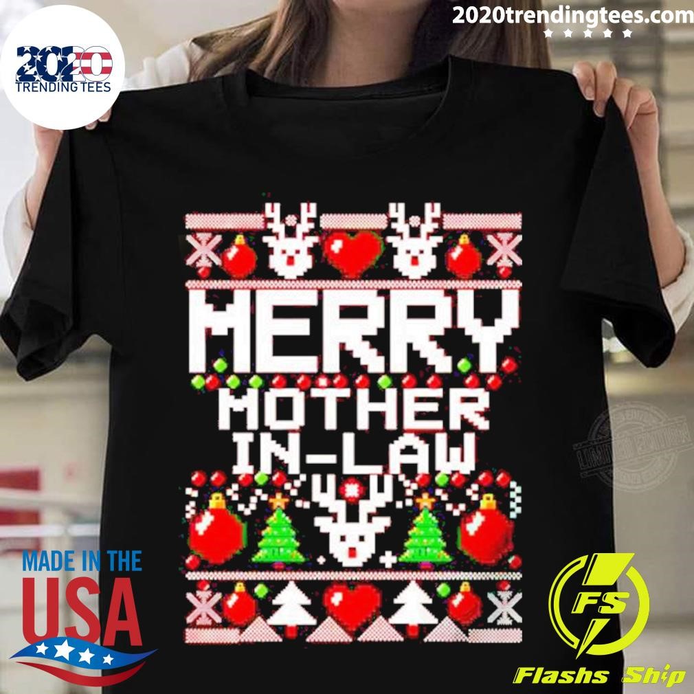 Merry Mother In-law Christmas T-shirt