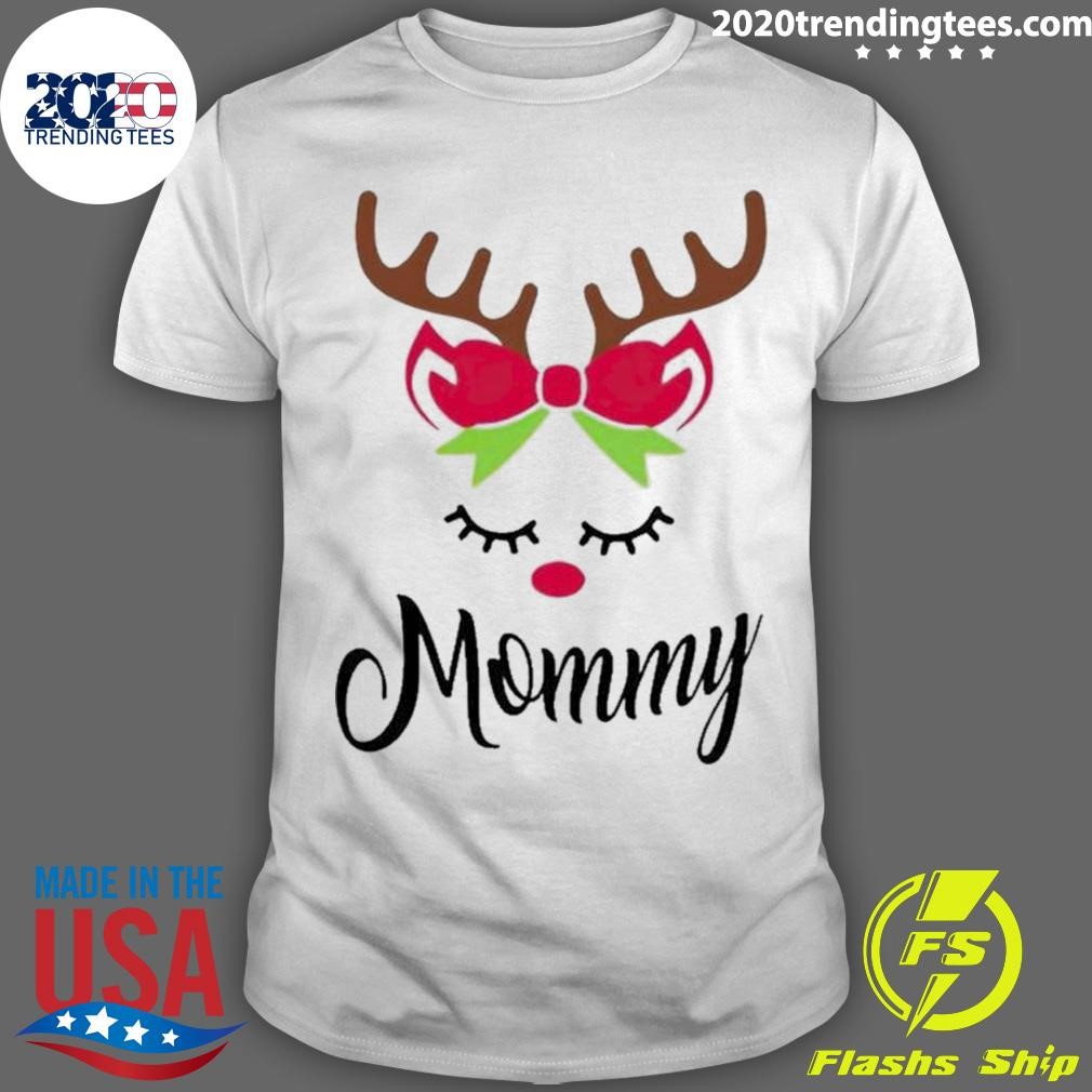 Mommy reindeer Christmas T-shirt
