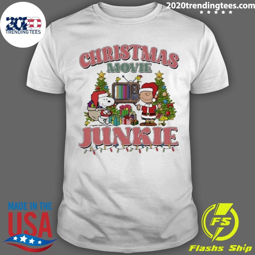 Nice Christmas Movie Junkie T-shirt