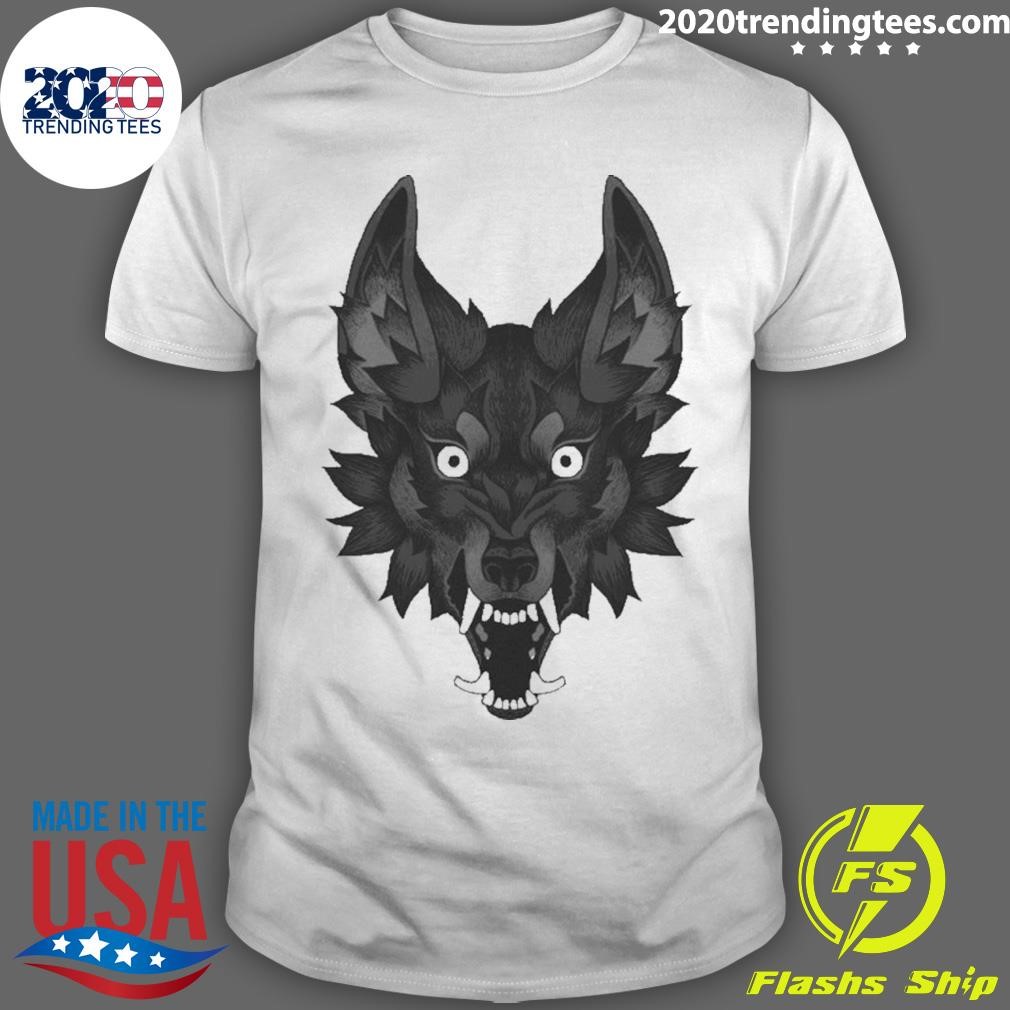 Nice Crowdmade Snarling Canine T-shirt