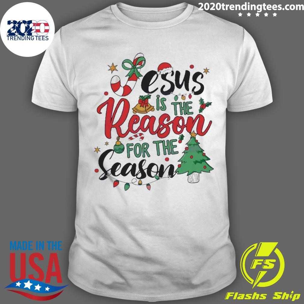 Nice Retro Jesus Is The Reason For The Season Shirt