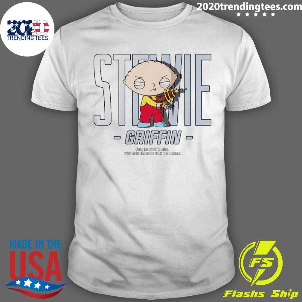 Nice Stewie Griffin Streetwear Style Family Guy T-shirt