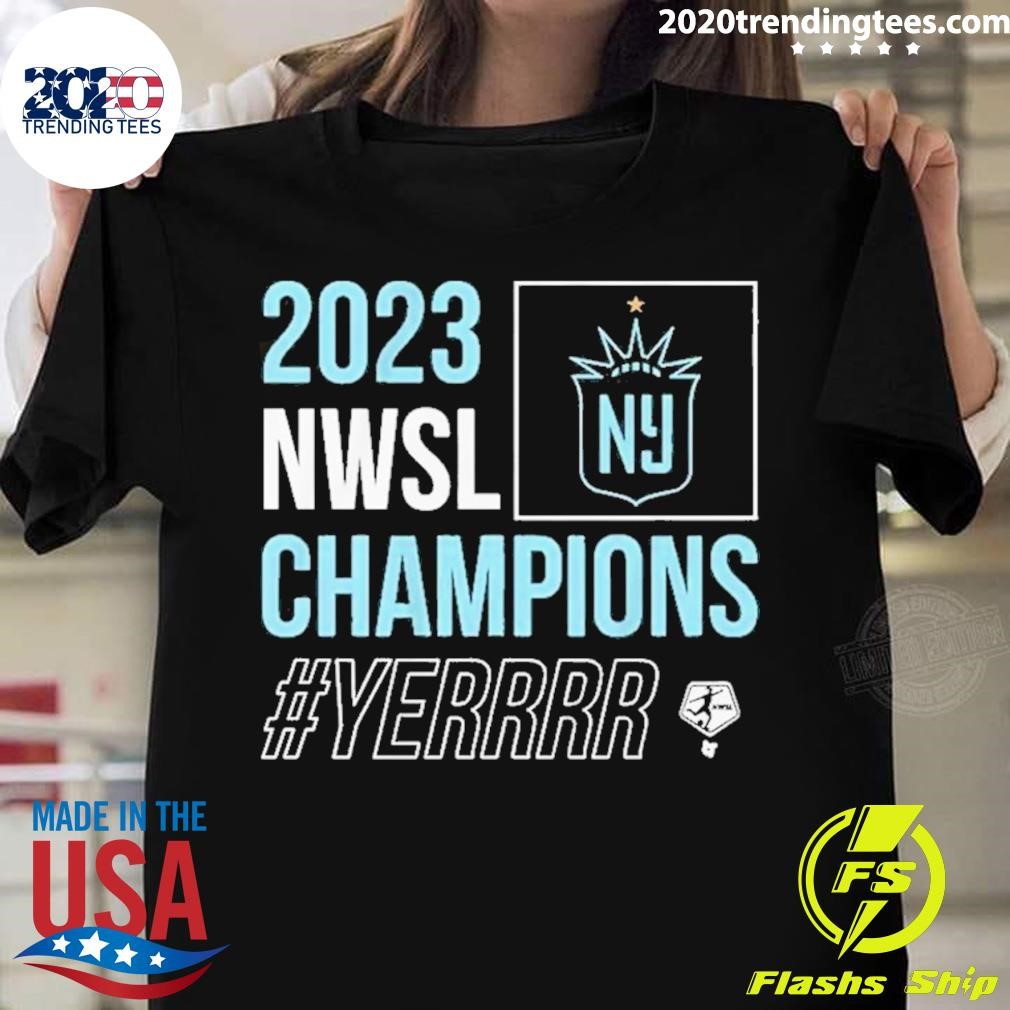 Nj Ny Gotham Fc 2023 Nwsl Champions #yerrrr T-shirt